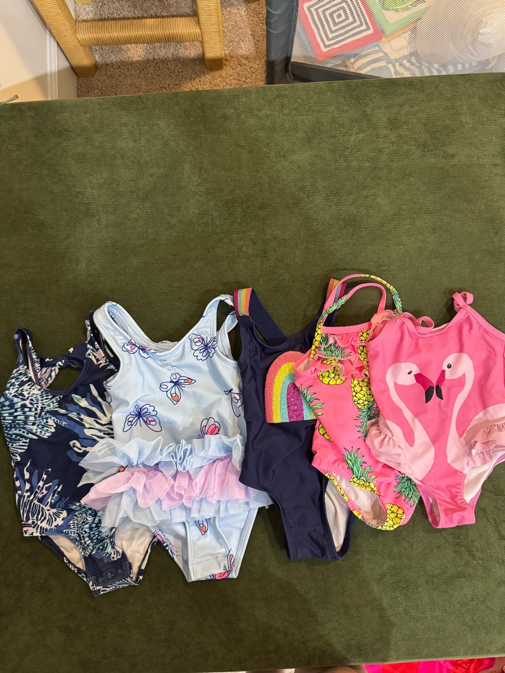 Girls' One-Piece Swimsuit set